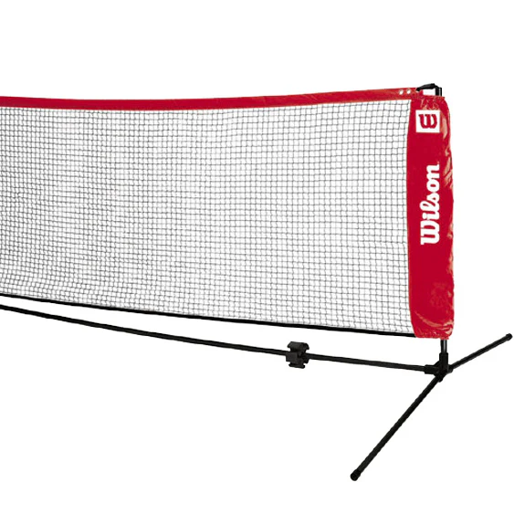 EZ Filet De Tennis 6,10m-Noir,Rouge