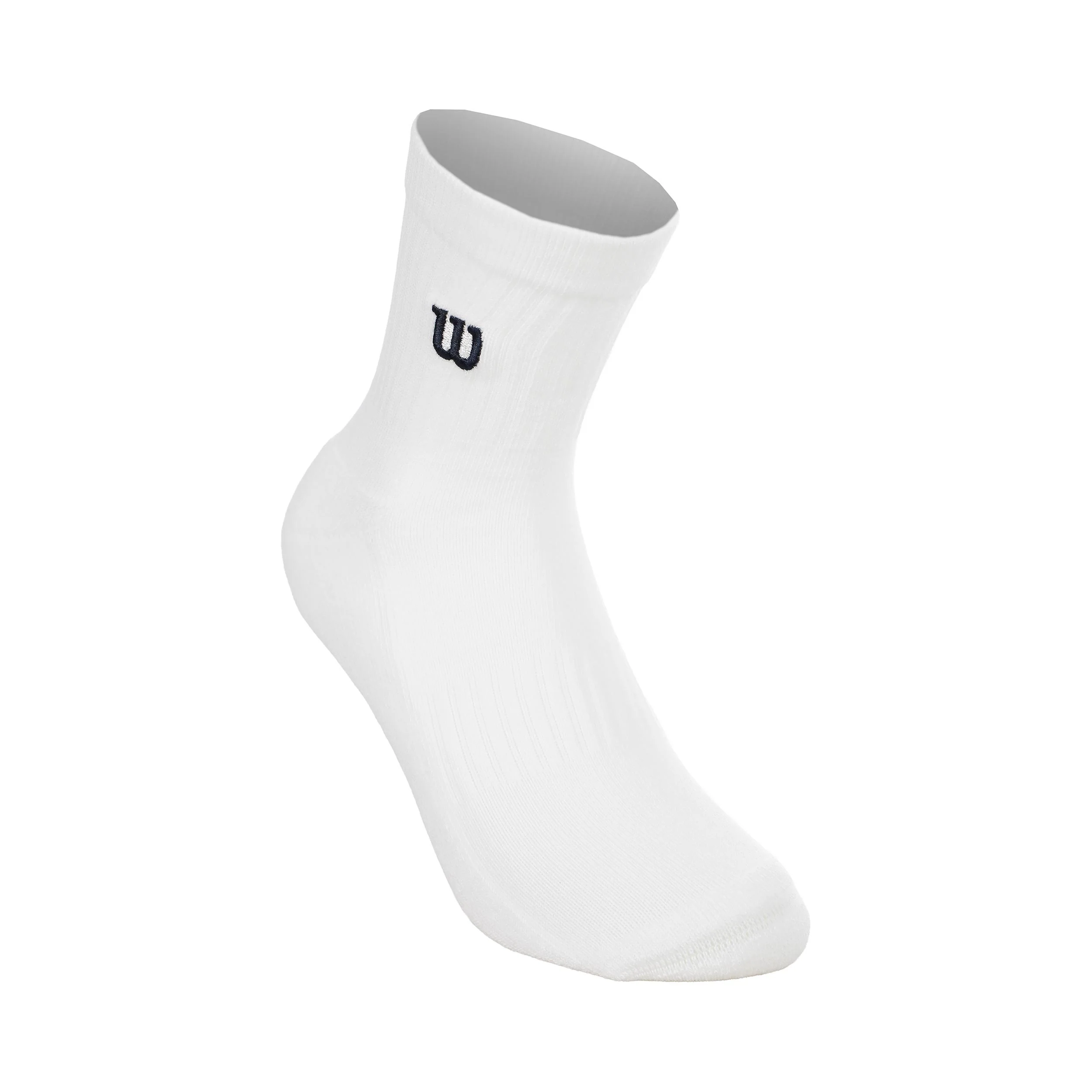 Quarter Chaussettes de tennis Unisex-blanc, bleu foncé