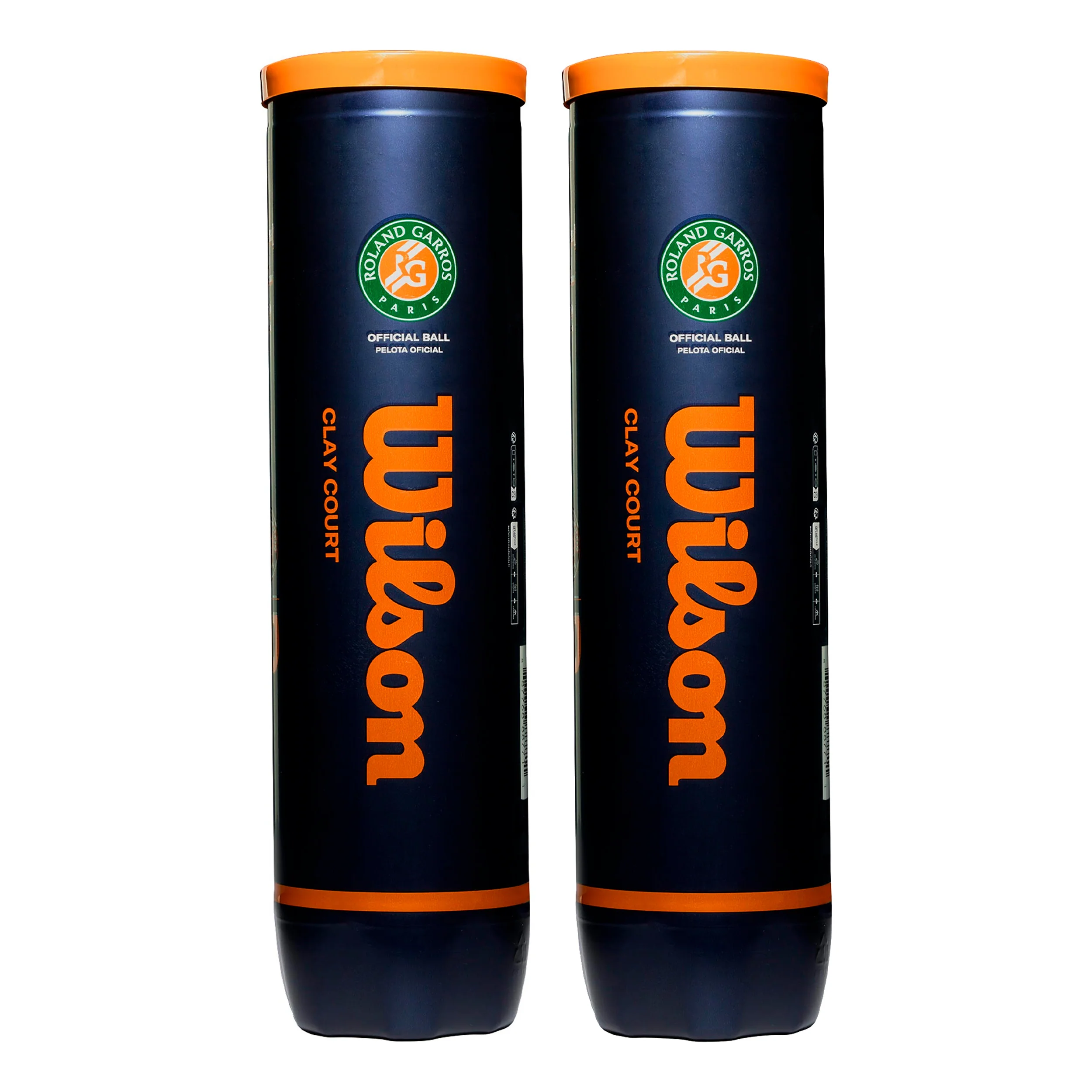 Roland Garros Official Bi Pack 2 tubes de 4