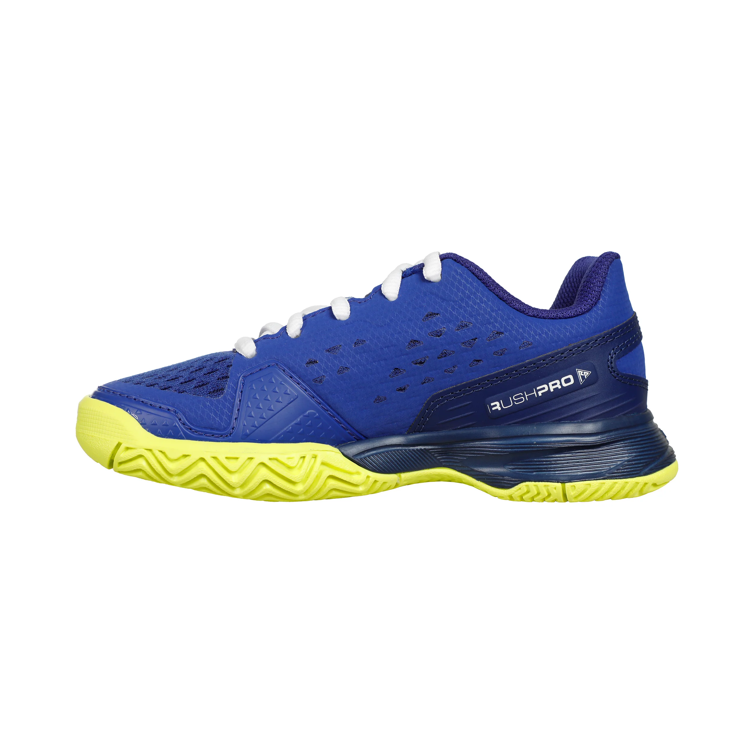 RUSH PRO AC Chaussures Toutes Surfaces Enfants-Bleu,Jaunes Fluo - Image 2