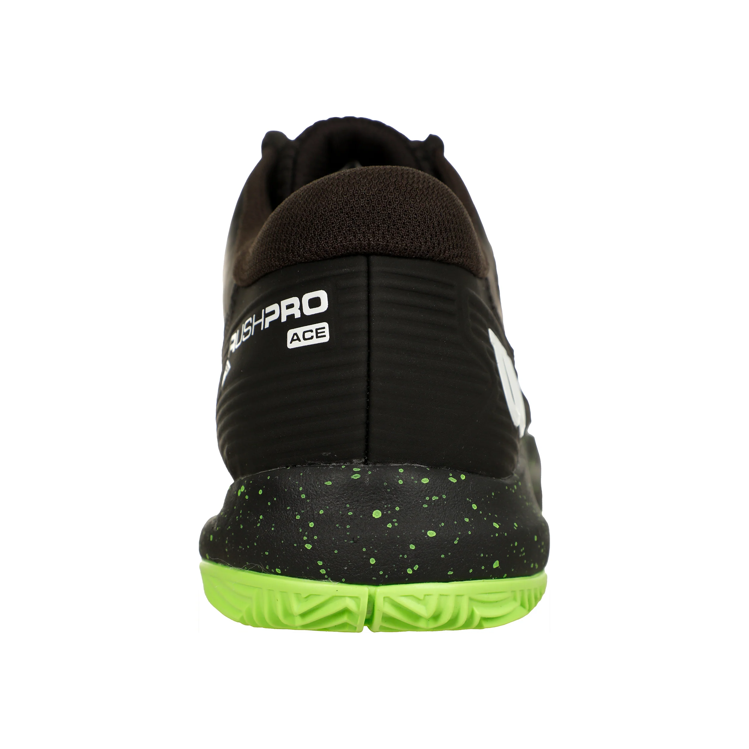 Rush Pro Ace Chaussure Terre Battue Hommes-Noir,Vert Fluo - Image 5