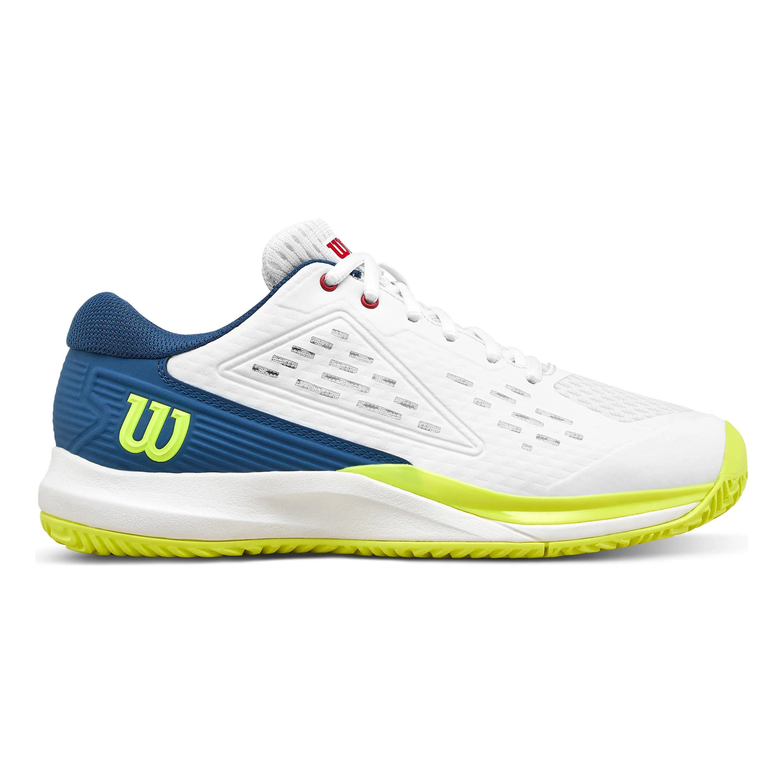 Rush Pro Ace Jr Chaussures toutes surfaces Enfants - blanc, bleu