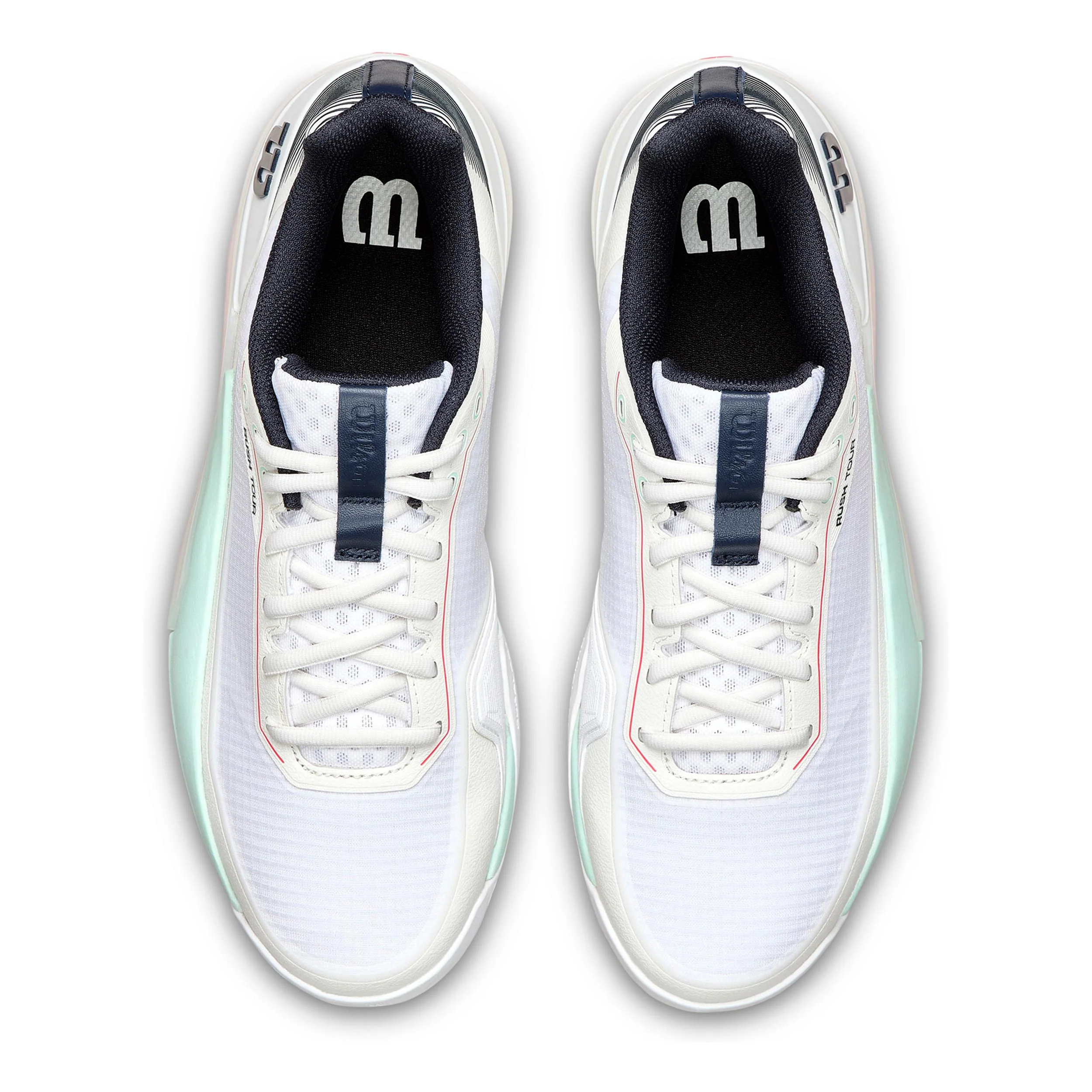 Rush Tour 5 Chaussure terre battue Hommes-blanc, turquoise - Image 3
