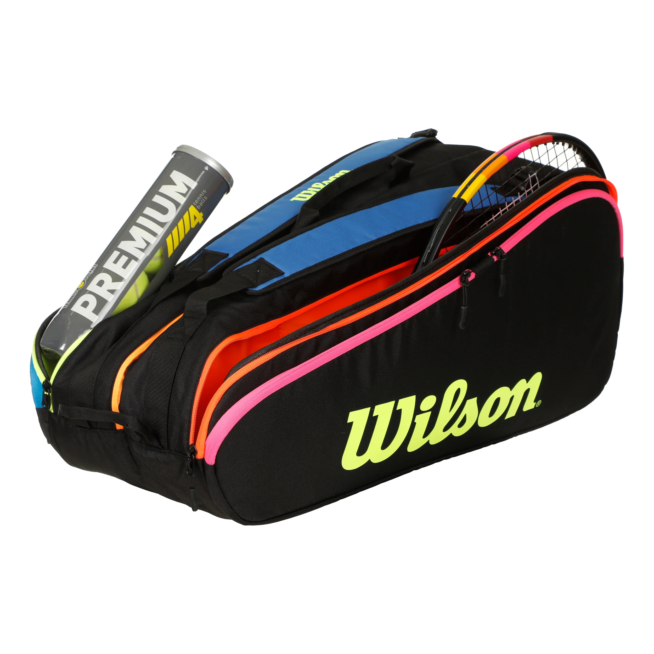 Team Neon Collection Housse De Raquette Lot De 12 Edition Spéciale-Noir - Image 4