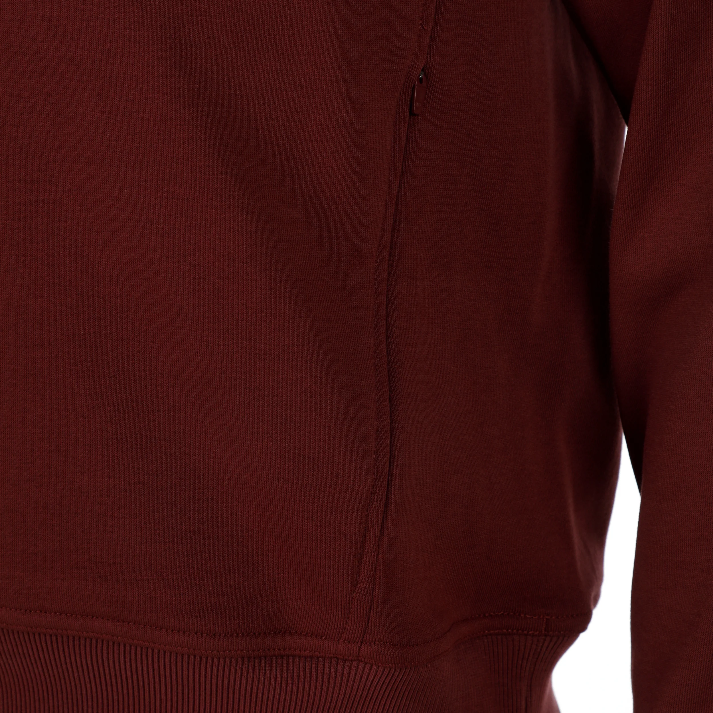 Tennis Club 1/2 Zip Mock Sweat-shirt Hommes-berry - Image 5