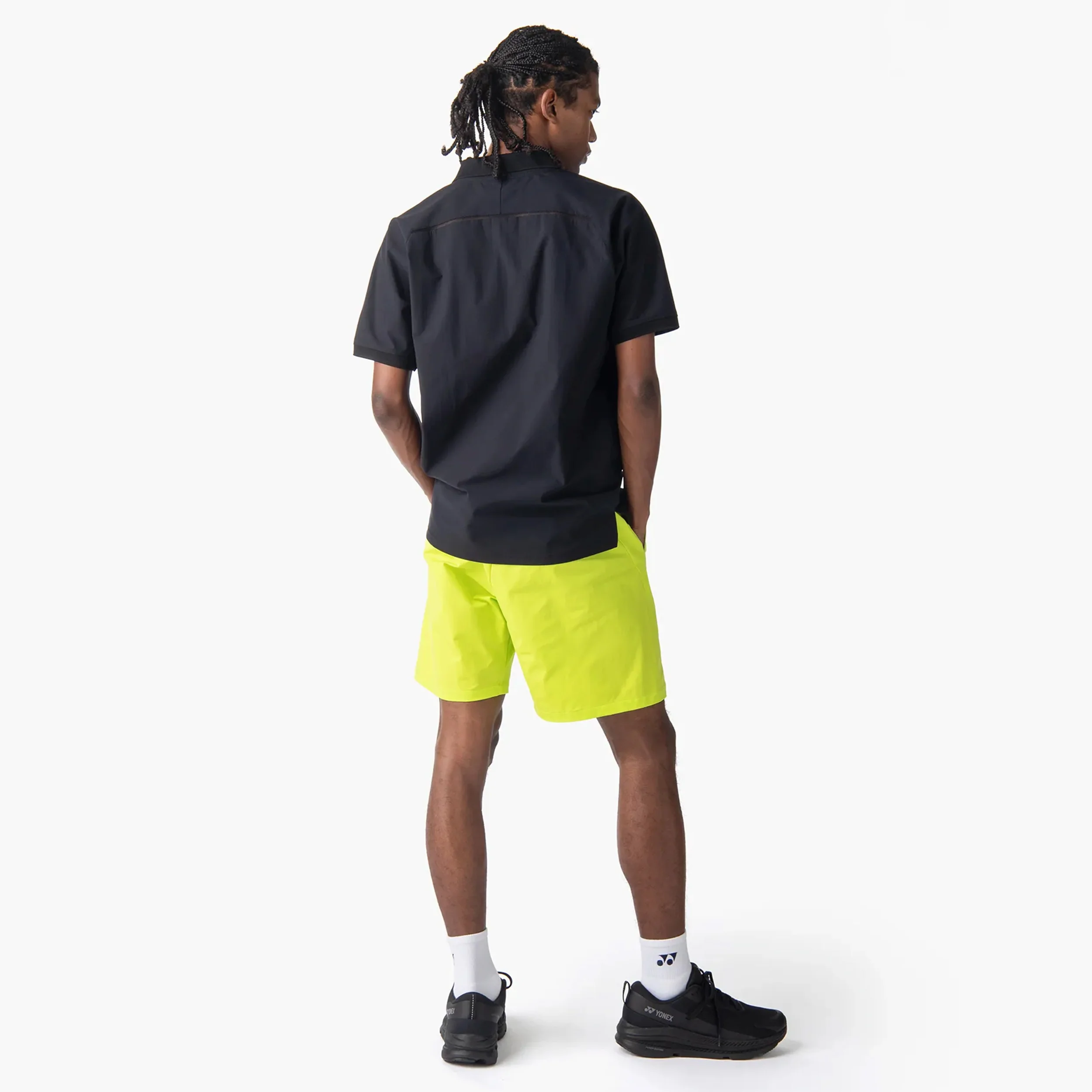 Knit Shorts Hommes - jaune lemon - Image 3