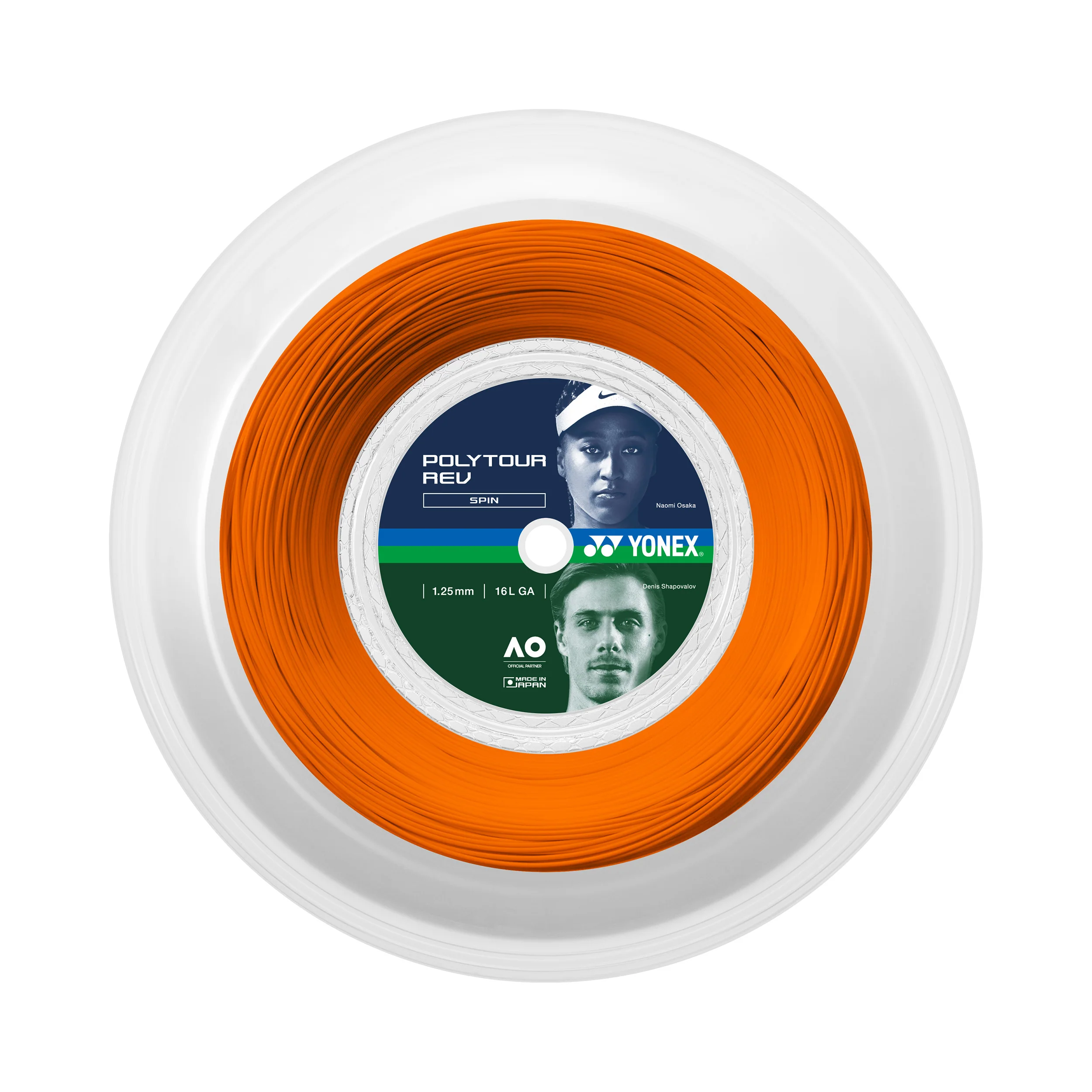 Poly Tour Rev Bobine Cordage 200m-Orange