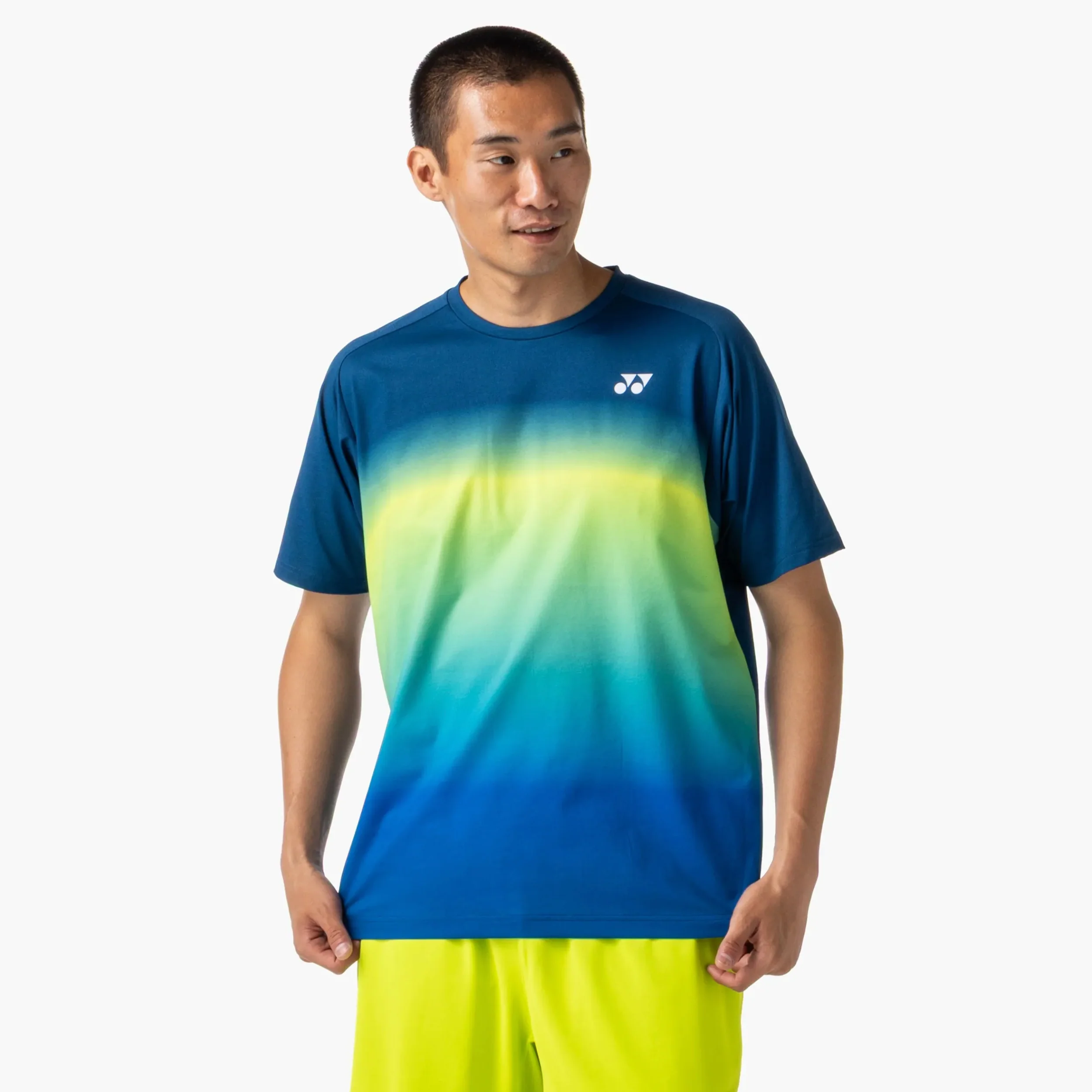 T-shirt Hommes - bleu foncé, multicouleur